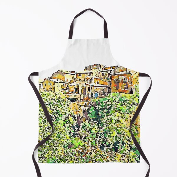 Item preview, Barbarano Romano: landscape with wood and village on the rock designed and sold by Giuseppe Cocco.
