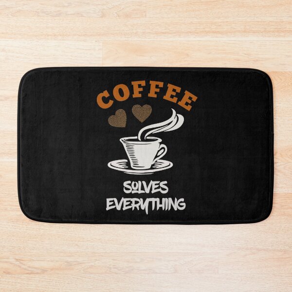 Item preview, Cute Coffee lover quote,. Coffee solves everything. Caffeine lover design.  designed and sold by efenem.