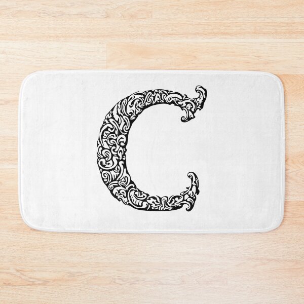 Item preview, Black Monogram - Letter "C" designed and sold by RoamingRabbit.