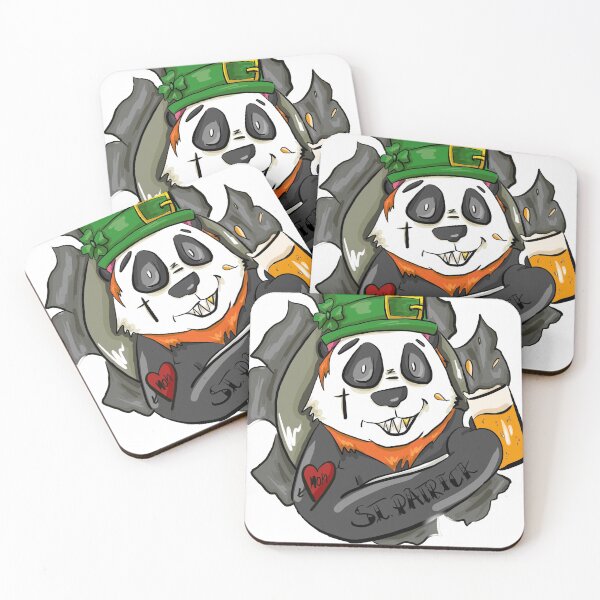 Item preview, St.Patrick Panda designed and sold by PandaLoot.
