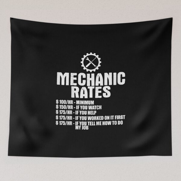 Item preview, Mechanic Rates Mechanic Funny designed and sold by Cletus Nerst.