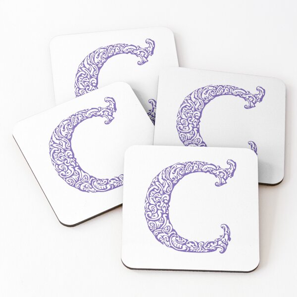 Item preview, Purple Monogram - Letter "C" designed and sold by RoamingRabbit.
