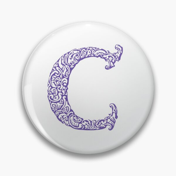 Item preview, Purple Monogram - Letter "C" designed and sold by RoamingRabbit.