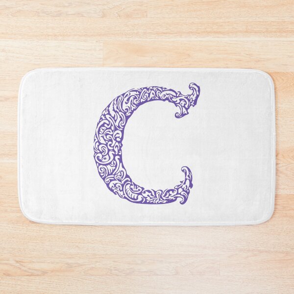 Item preview, Purple Monogram - Letter "C" designed and sold by RoamingRabbit.