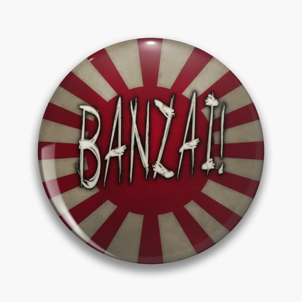 Item preview,  BANZAI! - Weathered Imperial Japan Flag - Rising Sun designed and sold by SolarCross.