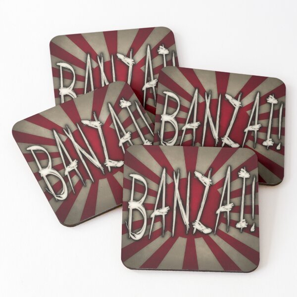 Item preview,  BANZAI! - Weathered Imperial Japan Flag - Rising Sun designed and sold by SolarCross.