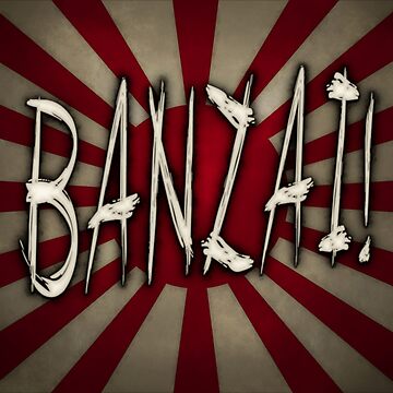 Artwork thumbnail, BANZAI! - Weathered Imperial Japan Flag - Rising Sun by SolarCross