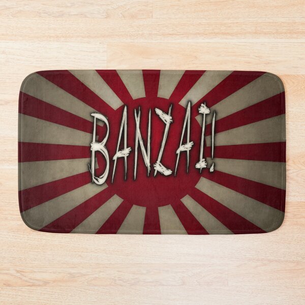 Item preview,  BANZAI! - Weathered Imperial Japan Flag - Rising Sun designed and sold by SolarCross.