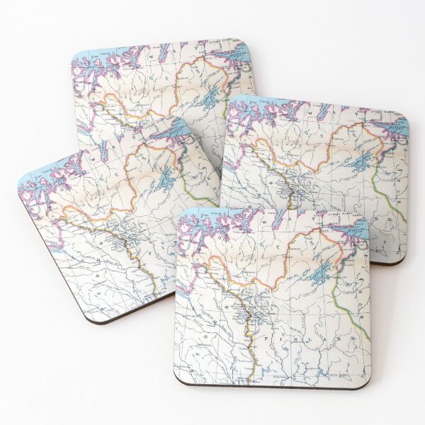 Item preview, Map of Part of Lapland designed and sold by redoARTstore.