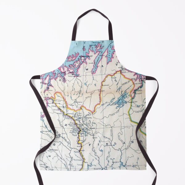 Item preview, Map of Part of Lapland designed and sold by redoARTstore.