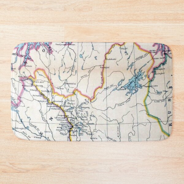 Item preview, Map of Part of Lapland designed and sold by redoARTstore.