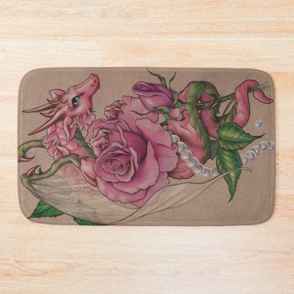 Item preview, Pink Rose Dragon (June) designed and sold by justteejay.