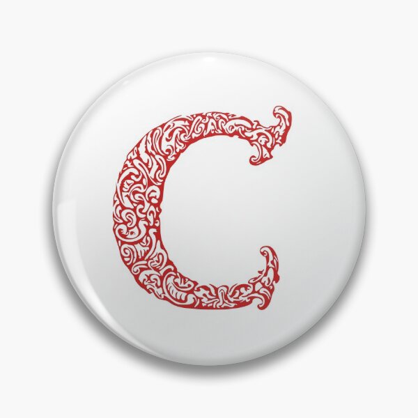 Item preview, Red Monogram - Letter "C" designed and sold by RoamingRabbit.