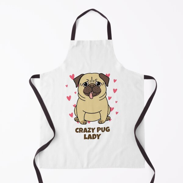 Item preview, Crazy pug lady- Dog mom designed and sold by Vaishnavi Deo.