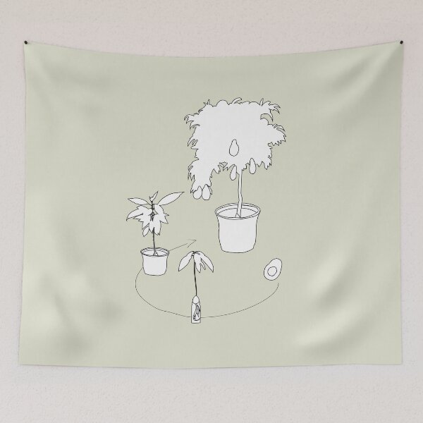Item preview, The cycle of the avocado drawing designed and sold by Der Geist.