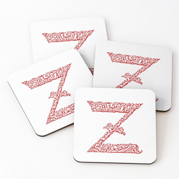 Item preview, Red Monogram - Letter "Z" designed and sold by RoamingRabbit.