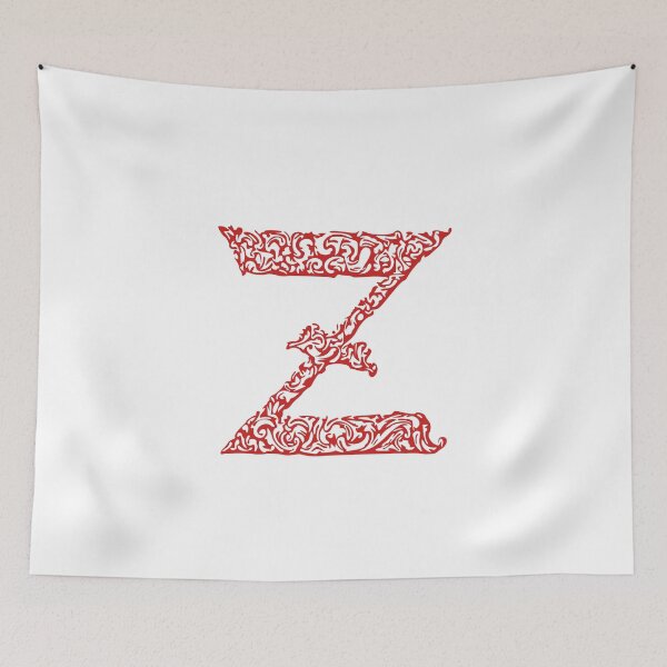 Item preview, Red Monogram - Letter "Z" designed and sold by RoamingRabbit.
