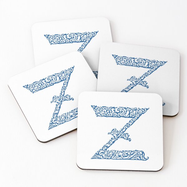 Item preview, Blue Monogram - Letter "Z" designed and sold by RoamingRabbit.