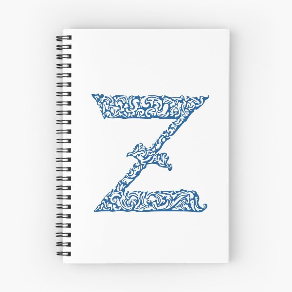 Item preview, Blue Monogram - Letter "Z" designed and sold by RoamingRabbit.