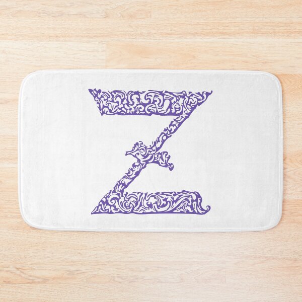 Item preview, Purple Monogram - Letter "Z" designed and sold by RoamingRabbit.