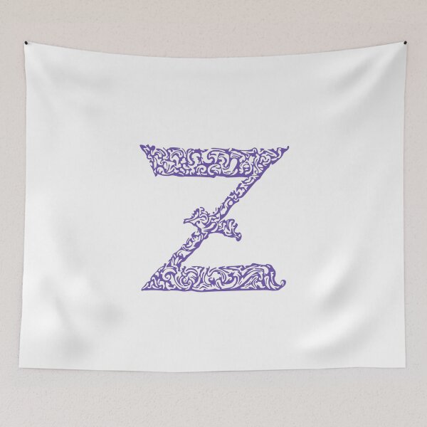 Item preview, Purple Monogram - Letter "Z" designed and sold by RoamingRabbit.