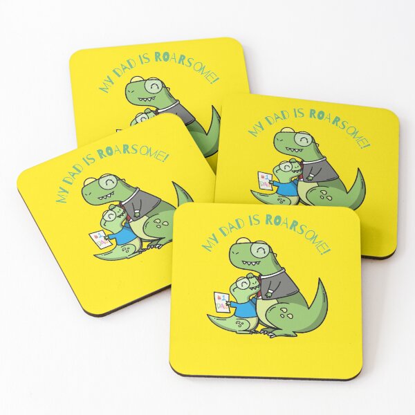 Item preview, My Daddy Is Roarsome, Fathers Day, Dad's Birthday, New Daddy designed and sold by HomeConscious.
