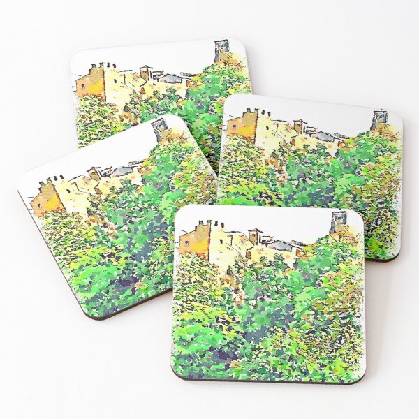 Item preview, Barbarano Romano: landscape with wood and village on the rock designed and sold by Giuseppe Cocco.