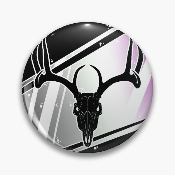 Item preview, Ace Pride Skull - Deer designed and sold by KCDragons.