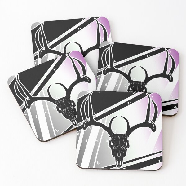 Item preview, Ace Pride Skull - Deer designed and sold by KCDragons.