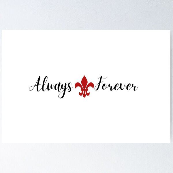 always and forever black the originals  Poster for Sale by