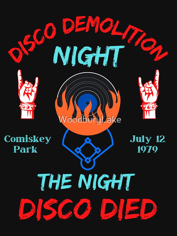 Disco Demolition Night At Comiskey Park  Essential T-Shirt for Sale by  WoodburyLake