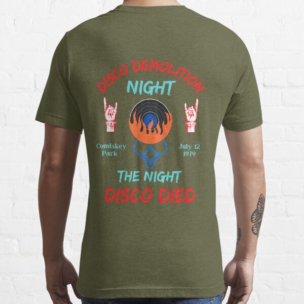 Disco Demolition Night (Color: Navy, Size: 3XL, Style: T-Shirt)