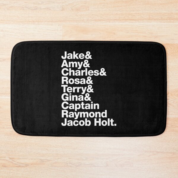 Item preview, 99! Brooklyn 99 Squad Names Roll Call (White Text) designed and sold by Lolvetica.