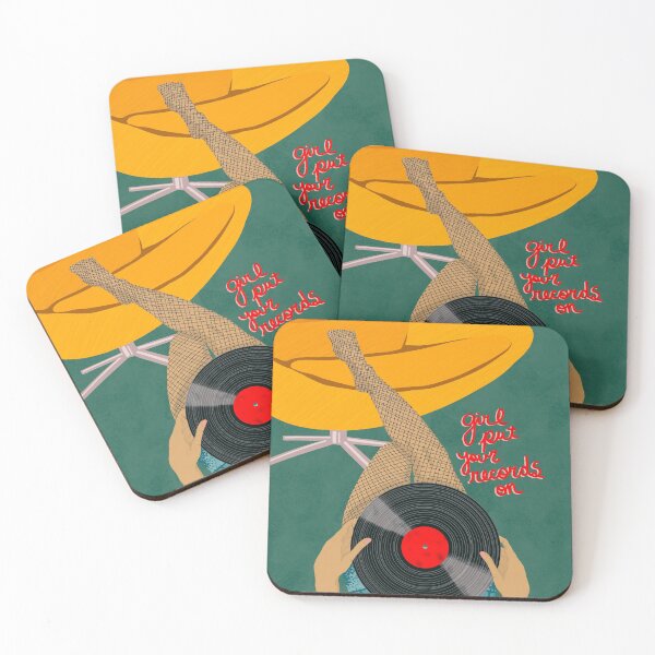 Item preview, Girl Put Your Records On designed and sold by jenbucheli.