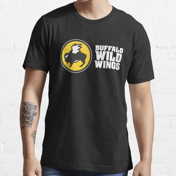 Buffalo Wild Wings Logo Grey T Shirt Size M
