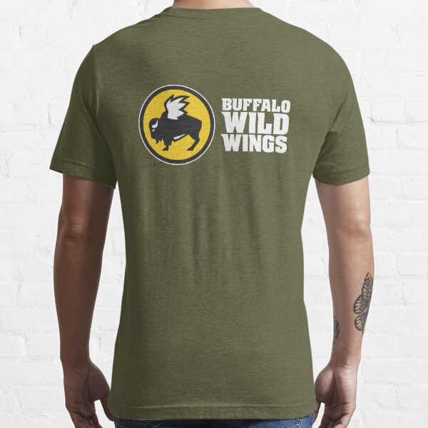 Buffalo Wild Wings Logo Grey T Shirt Size M