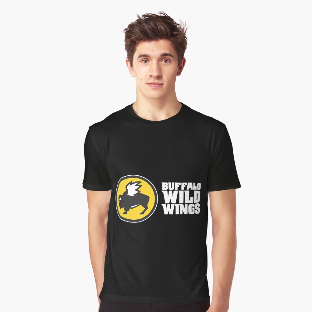 Buffalo Wild Wings Logo Grey T Shirt Size M