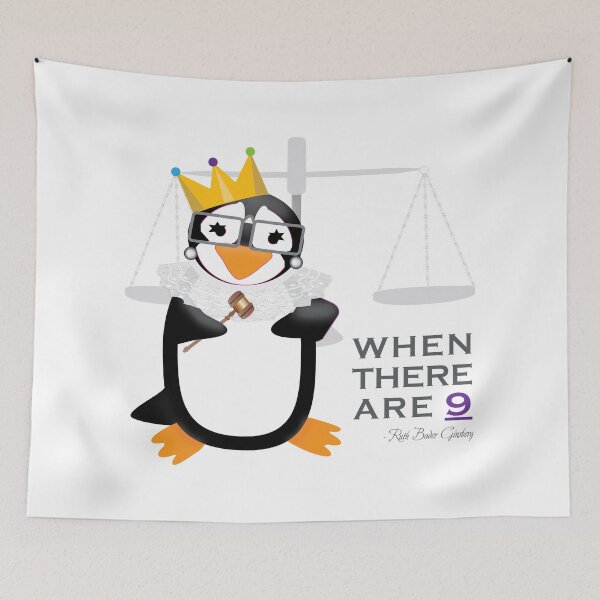 Item preview, Justice Penguin: When There Are 9 designed and sold by jerankin.