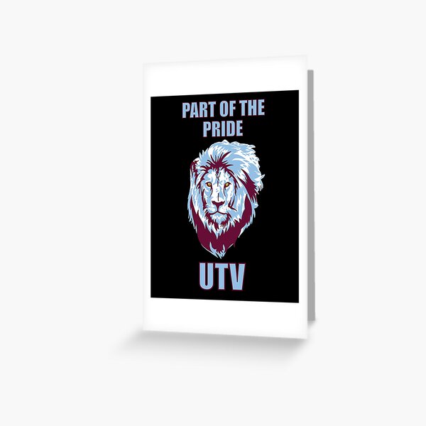 Item preview, Aston VIlla part of the pride lion illustration  designed and sold by Ashmorecreate.