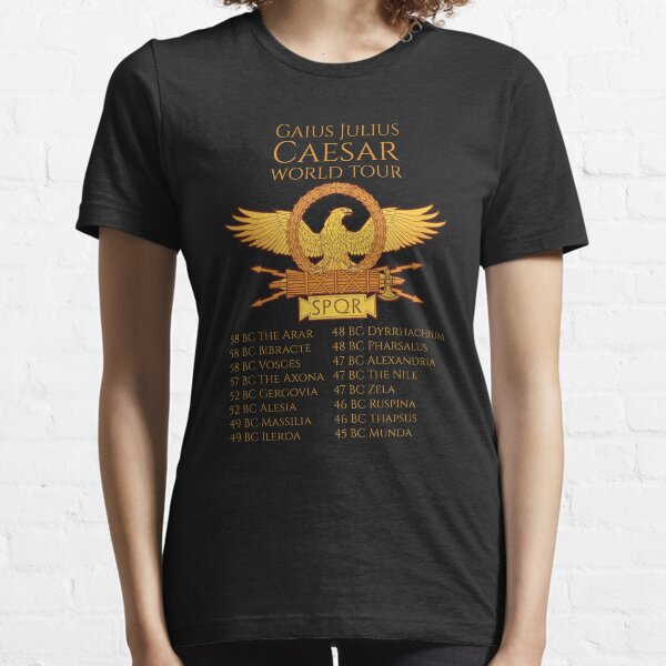 Item preview, Gaius Julius Caesar World Tour - Ancient Rome SPQR Legionary Eagle Roman History designed and sold by Styrman.