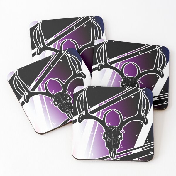 Item preview, Genderfluid Pride Skull - Deer designed and sold by KCDragons.