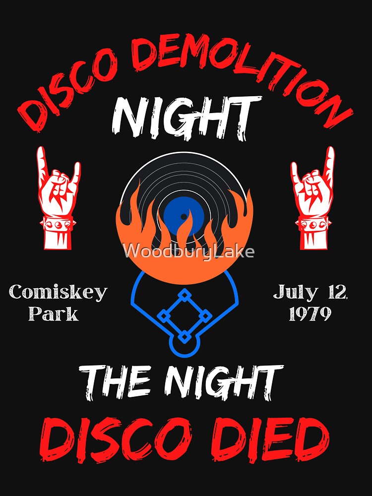 Disco Demolition Night At Comiskey Park  Essential T-Shirt for Sale by  WoodburyLake