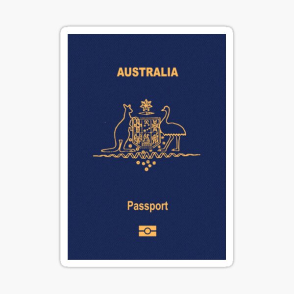Australia Passport Sticker For Sale By Hakvs Redbubble 9262