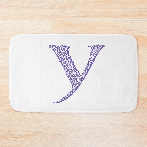 Item preview, Purple Monogram - Letter "Y" designed and sold by RoamingRabbit.