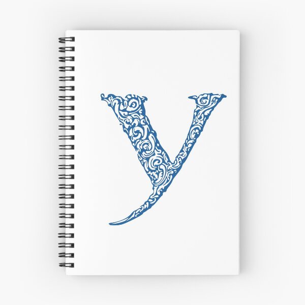 Item preview, Blue Monogram - Letter "Y" designed and sold by RoamingRabbit.