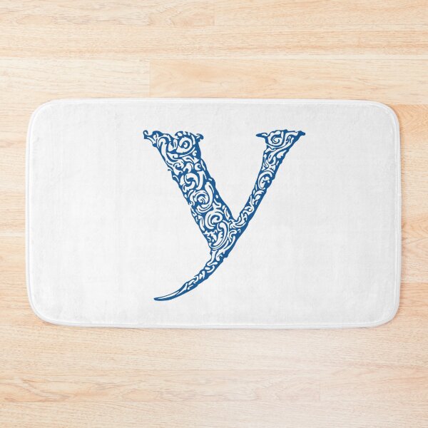 Item preview, Blue Monogram - Letter "Y" designed and sold by RoamingRabbit.