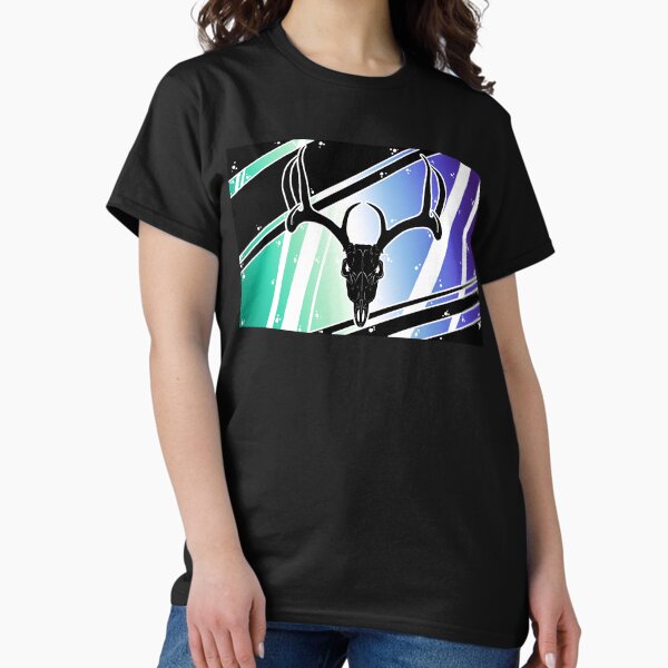Artikel-Vorschau von MLM Pride Skull - Hirsch, designt und verkauft von KCDragons.