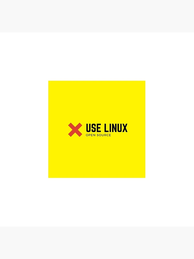 Thumbnail 3 of 3, Pin, Use Linux Sticker designed and sold by MasterPat32.