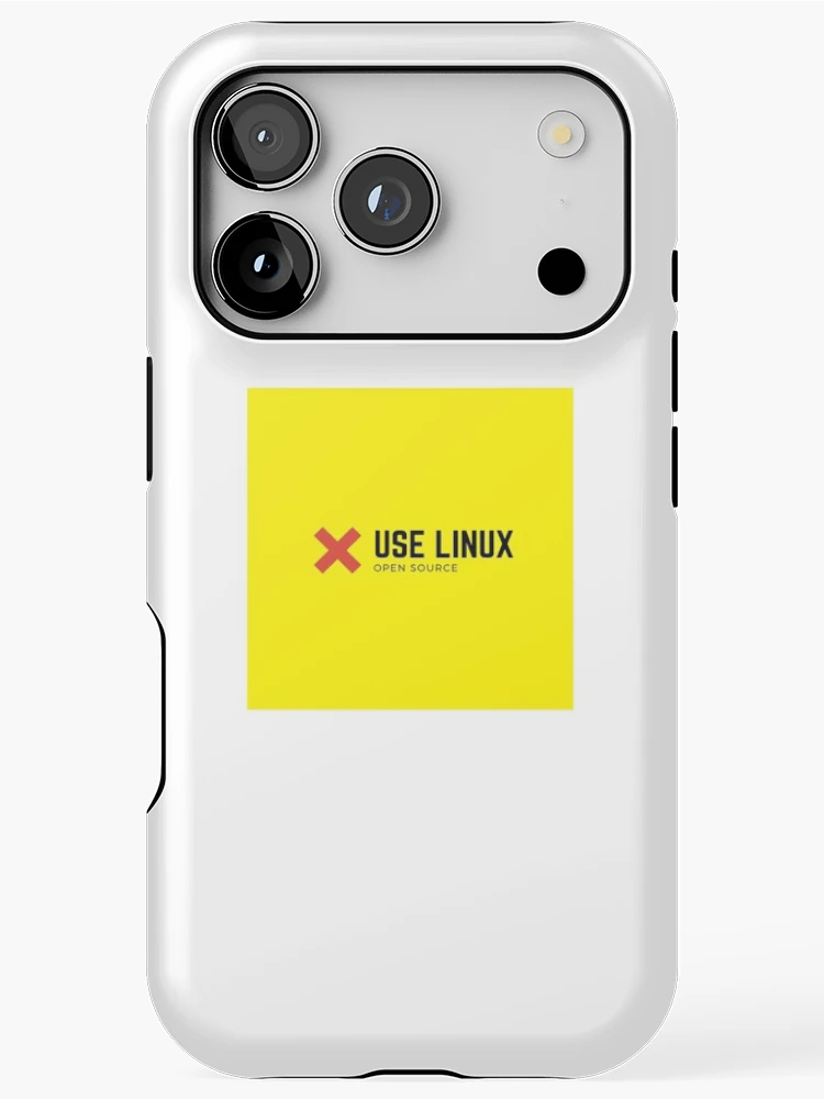 Thumbnail 1 of 4, iPhone Case, Use Linux Sticker designed and sold by MasterPat32.