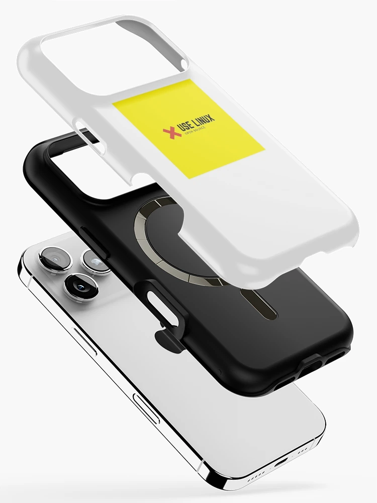 Thumbnail 2 of 4, iPhone Case, Use Linux Sticker designed and sold by MasterPat32.
